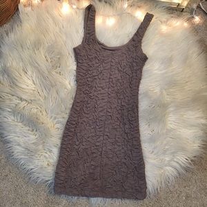 Forever 21 Tan / Neutral Body Con Dress Small